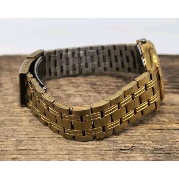 Vintage Seiko Mens Goldtone Quartz Watch 7N43-8119 - Picture 9 of 13